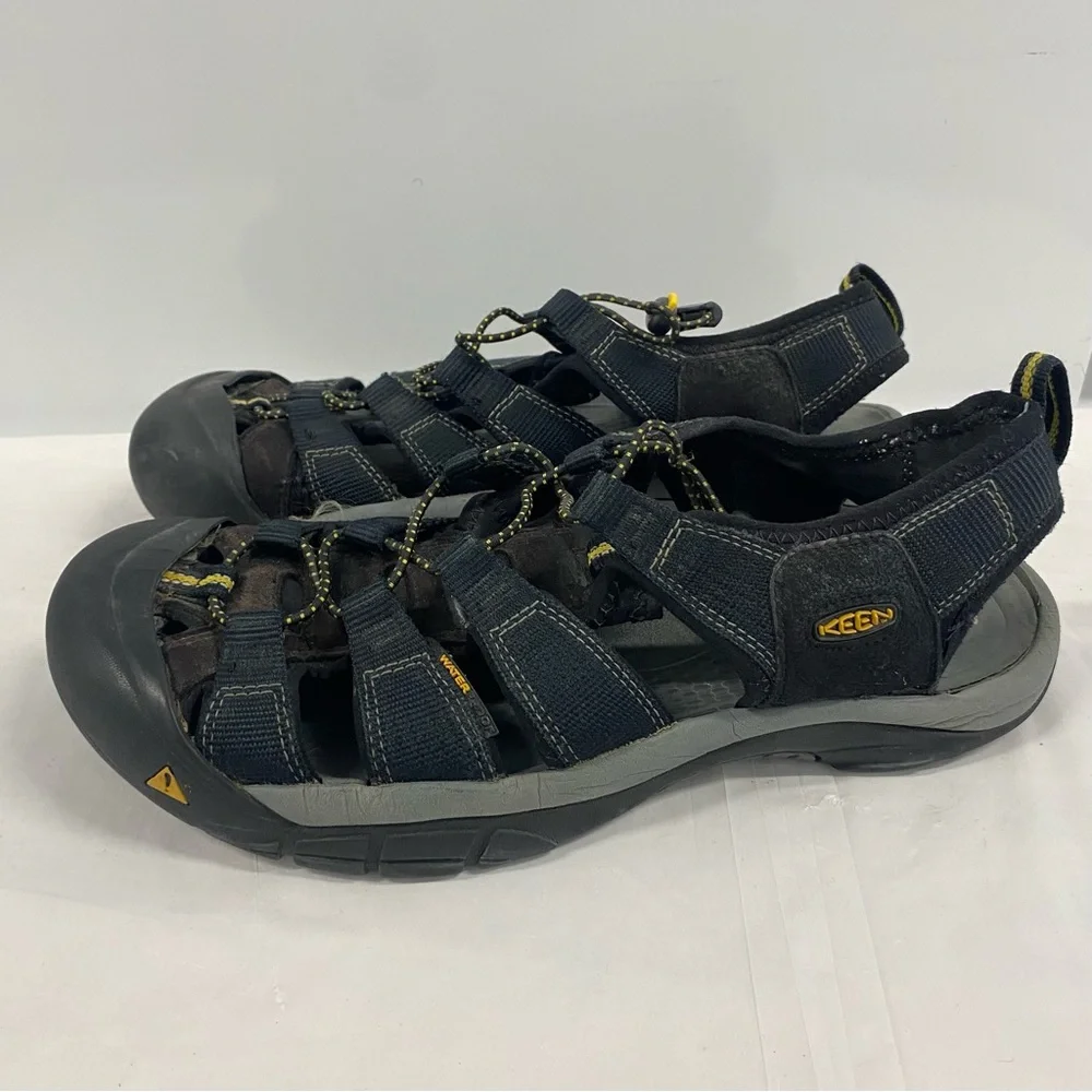 Keen Black and Yellow Outdoor Hiking Sandals